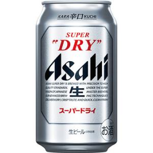 アサヒ スーパードライ ビール 350ml 1本 バラ 1ケース24本購入で包装サービス中 岡田屋酒店 通販 Yahoo ショッピング