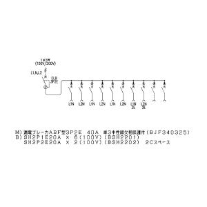 BQWB8482:住宅用分電盤(露出・半埋込両...の詳細画像3