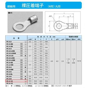 丸形圧着端子(R形)：R2-10｜yonashin-home