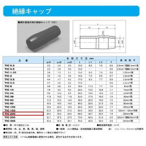 圧着端子用絶縁キャップ(TIC)透明：TIC200-C｜yonashin-home