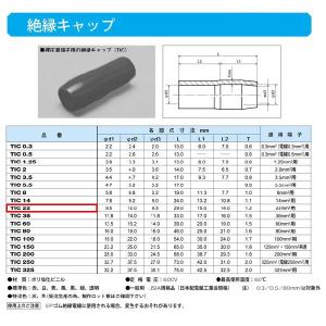 圧着端子用絶縁キャップ(TIC)青：TIC22-L｜yonashin-home