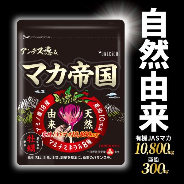 マカ 亜鉛 サプリ アミノ酸18種 マルチミネラル8種 サプリメント アルギニン アンデスの恵み マ...