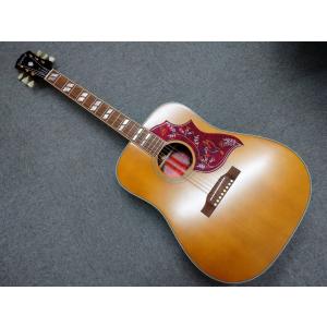 Epiphone Masterbilt Inspired by Gibson / Hummingbird Aged Antique Natural Gloss エピフォン エレアコ ハミングバード｜yonezawa-gakki