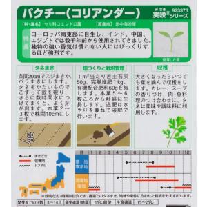 【パクチー】コリアンダー【サカタのタネ】中国野...の詳細画像1