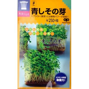 青しその芽（25ml）野菜種/青シソの芽[周年まき]