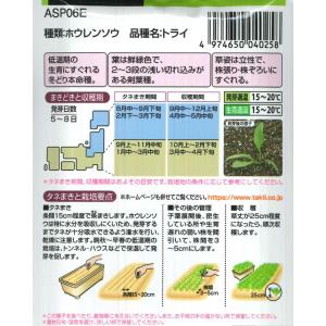【元気もりもりほうれん草】トライ【タキイ交配】...の詳細画像1