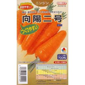 【ニンジン】向陽二号（ペレット種子/700粒）【タキイ交配】タキイ種苗[春まき][秋まき]