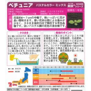 【ペチュニア】パステルカラーミックス【サカタの...の詳細画像1