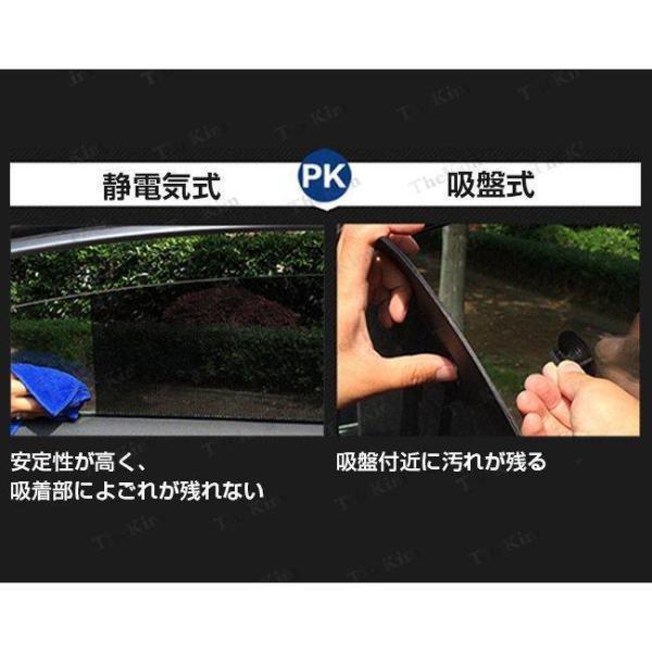 静電気式 遮光用サンシェード 車用 2枚組 遮光 遮熱 断熱 日焼け防止 暑さ対策 日よけ 取付け簡...