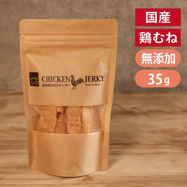 ギフトナー 国産 鶏むね ジャーキー 35g 犬 猫 おやつ 無添加 ポイント利用