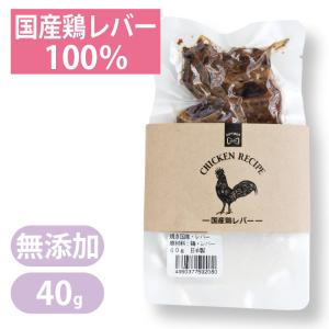 焼き 国産 鶏レバー 40g ギフトナー GIFTNER 無添加 保存料不使用 犬 猫 おやつ トッピング｜yoriaidogs-green