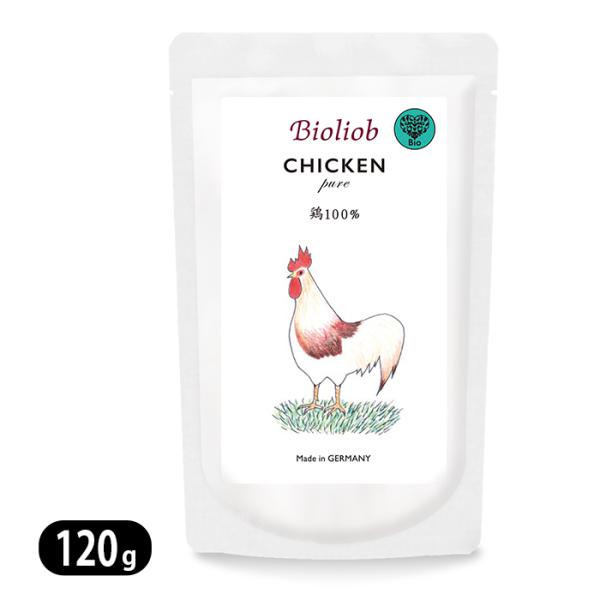 3837 ビオリオーブ ピュア チキン 120g Bioliob 犬猫用 ウェットフード 愛犬・愛猫...