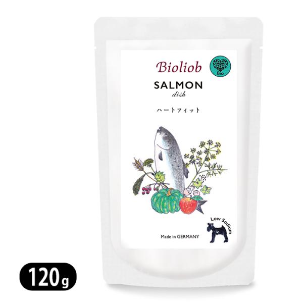 ビオリオーブ サーモン ディッシュ ハートフィット（心臓）120g Bioliob 魚 犬用 ウェッ...