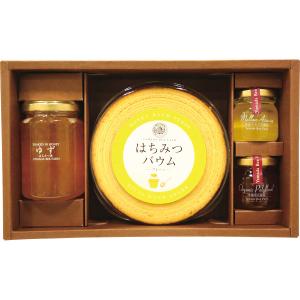 ギフト 山田養蜂場 はちみつバウムギフトセット 78484 はちみつ 蜂蜜 バウムクーヘン スイーツ 山田養蜂場 洋菓子  内祝い 結婚祝い 出産内祝い