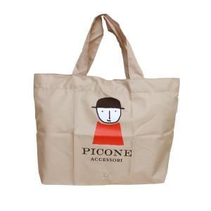 エコバッグ ハンドバッグ 33×23×7.5cm マチ付 ポケッタブル PICONE ピッコーネ 収...