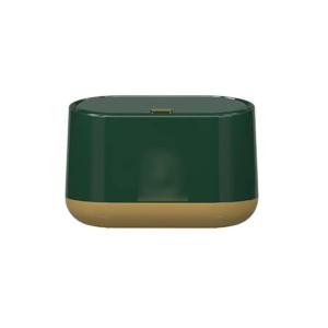 WBBML ゴミ缶ミニデスクトップゴミ缶を蓋をして蓋をして 長方形のプラスチック製のゴミ箱缶のゴミ缶を取り外し可能なライナーバケツ廃棄物ビンデスクテー