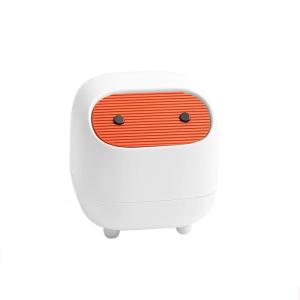 WBBML ゴミ缶ミニゴミ缶モダンデスクのゴミ箱缶オフィスプラスチック製のゴミ缶カウンタートッププレスタイプの小さな廃棄物バスケットデスクテーブルオフ