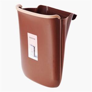 WBBML ゴミ折りたたりのゴミ箱キッチンキャビネットのドアハンギングゴミはトイレトイレのゴミ壁に取り付けられた保管廃棄物ビン 3色のゴミ箱/Coff