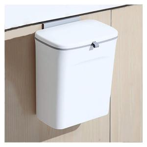 WBBML ゴミ箱壁に取り付けられたカウンター廃棄物堆肥堆肥ビンキッチンキャビネットドアハンギングゴミ缶の小さなコンパクトなゴミ缶キッチン引き出しベッ