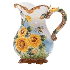 HGVVNM EuropeanStyle Large Flower Vases for Living Dining Room Table Center
