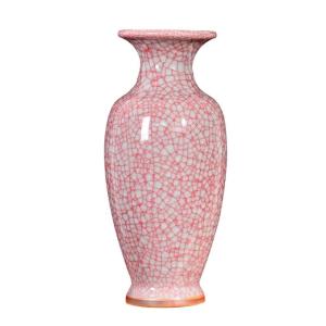 HGVVNM Antique Porcelain Crack Jun Porcelain Open Vase Chinese Style Living