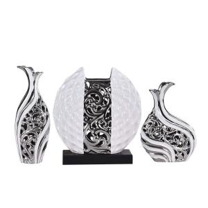 LHMYHHH Ceramic Hand FlowerCeladon Flower Insert Small Vase Wall Bathrooms