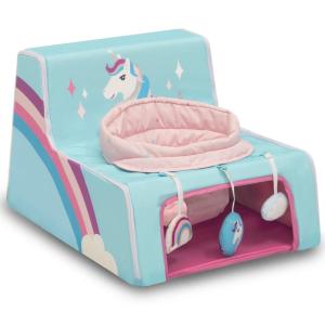 Delta Children Sit N Play Portable Activity Seat for Babies  Floor Seat for