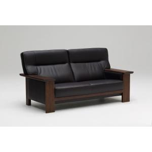 カリモク家具（KARIMOKU FURNITURE） カリモク 本革 右肘2Pソファー