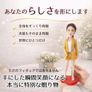 似顔絵フィギュア 人形 手作り粘土肖像 誕生日...の詳細画像3