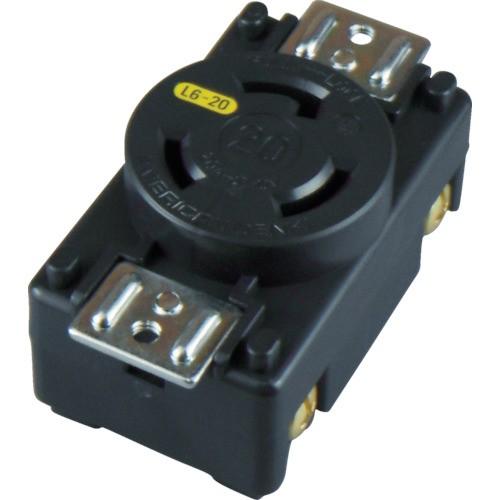アメリカン電機 3220-P-L6 パネル用コンセント 接地形2P 20A 250V (NEMA L...