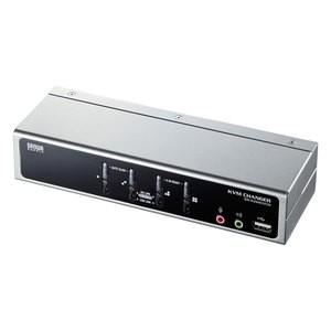サンワサプライ USB・PS/2コンソール両対応パソコン自動切替器（4：1） SW-KVM4HVCN｜yorozu-depo