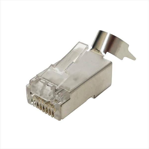 ジェフコム デンサン M6A-1P-876SCT カテゴリー6Aモジュラープラグ (64019668...