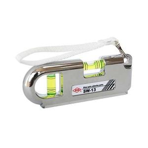KOD SW-13 マグネット付ポケット水平器 ホワイト ポケット水平器
