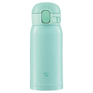 象印  水筒 ワンタッチ ステンレスマグ シームレス 0.36L アップルグリーン SM-WA36-GL