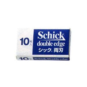 SCHICK シック クラシック ダブルエッジ替刃(10コ入) 髭剃り カミソリ
