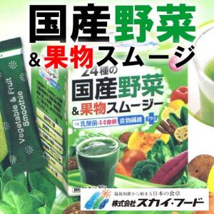 スカイフード 24種の国産野菜＆果物スムージ 5.5g×30包 クリスマス ギフトに プレゼントに