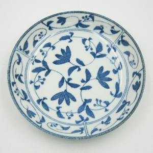 葡萄 八角 7寸皿 アウトレット お皿 皿 陶器 葡萄柄 ぶどう レトロ