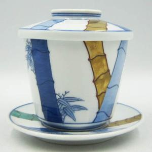 趣楽】 人間国宝 十三代 酒井田柿右衛門作 菊花文珍味入れ五客 直径