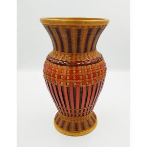 九谷焼 花瓶 花器 陶器 レトロ アンティーク ビンテージ 骨董品 (2