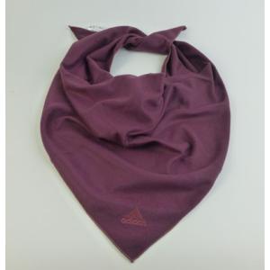 対応　代引不可　三角スカーフ　ワインレッド　マフラー　adidas　寒さ対策