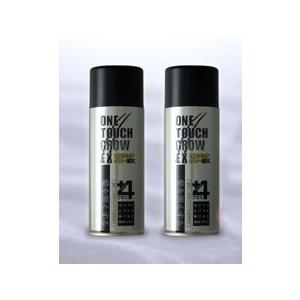 ワンタッチグローＥＸ 200g  ２本 髪を黒くする瞬間増毛スプレー
