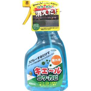 キエール コケ・カビ 400ml　2本セット スプレーするだけで外壁、ブロック塀、コンクリート塀など...