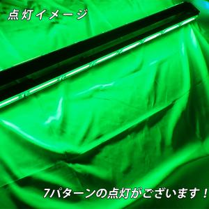 LED 回転灯 ライトバー 緑 グリーン 12...の詳細画像1