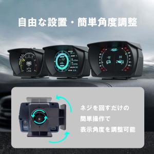 OBD2メーター HUD タコメーター 水温計...の詳細画像2