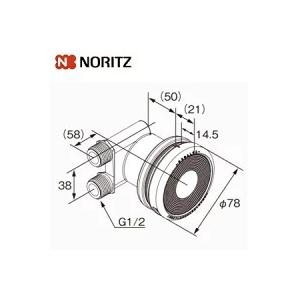 ノーリツ（NORITZ） エコジョーズ 給湯器 GT-C2462SAWX-2用 フロント