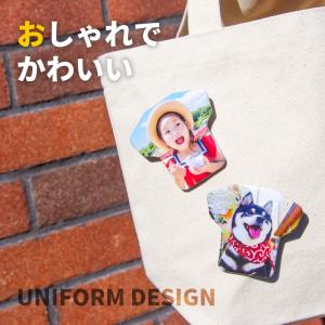 写真 名入れ オリジナル 缶バッジ ( ユニフ...の詳細画像2