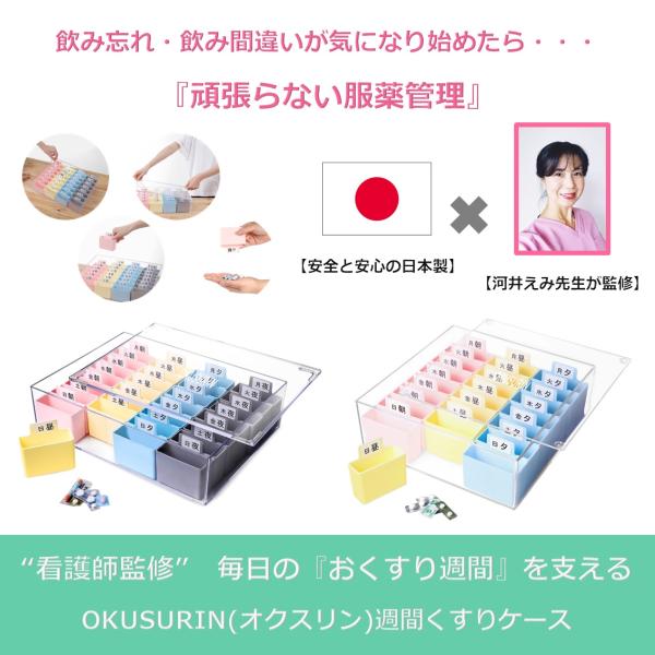 【看護師も推薦】 日本製 薬ケース 1週間 大きめ 朝 昼 夕 夜 晩 大きい 薬 ケース 収納 お...