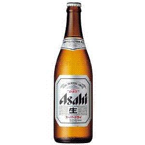 アサヒ スーパードライ大瓶 633mL  1ケース（20本入/ 箱・瓶代が含まれてます）