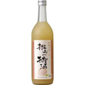 世界一統 和歌のめぐみ 桃山の桃酒 720mL （白カートン入） 1本 和歌山 梅酒 ギフト 贈り物...