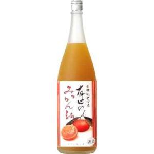 世界一統 和歌のめぐみ 有田みかん酒 1800mL 〈箱なし〉 1本 和歌山 梅酒 ギフト 贈り物 ...